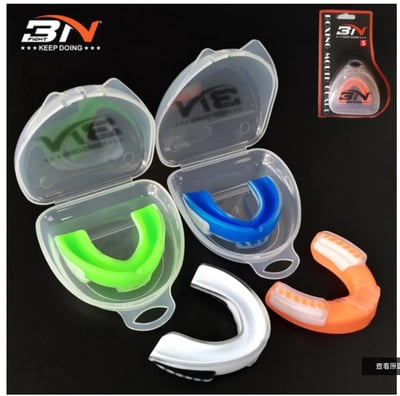 ~子甄彣璟~BN護齒 拳擊 散打 搏擊 EVA材質籃球 無毒安全可食性矽膠 空手道 跆拳道 運動牙套 單雙層6