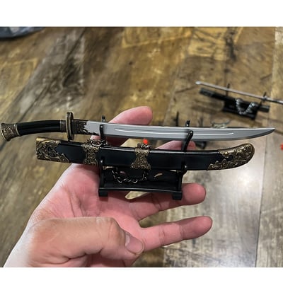 ~子甄彣璟~三國志 呂布 方天畫戟 琇春刀 戰刀模型 擺件 工藝品 生日禮物 交換禮物9