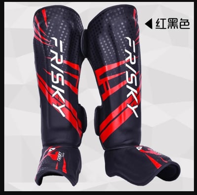 ~子甄彣璟~FRISKY 凸出加厚款-拳擊 護腿 泰拳 護脛 連腳背 散打 搏擊 護腳 運動護具 護具 側踢 訓練 腳套3