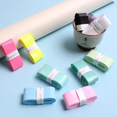 ~子甄彣璟~高顏值 馬卡龍手膠帶 防滑 吸汗帶 羽毛球拍 魚竿 網球拍 魚竿 釣竿握把 棒球棍 纏把帶11