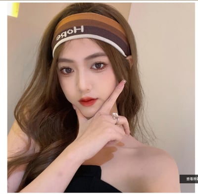 ~子甄彣璟~Hope 運動 頭帶 吸汗 止汗 頭帶 運動汗帶 束髮圈 髮帶 頭巾 跑步 慢跑 瑜珈 健身 細窄帶 運動頭巾 髮箍 6