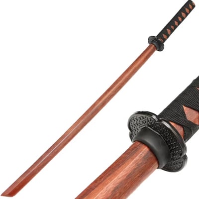 ~子甄彣璟~ 安全木刀 居合道 日本木刀 劍道木刀 Cosplay道具 木劍 晨練木刀 練習劍 武術表演 不開鋒2