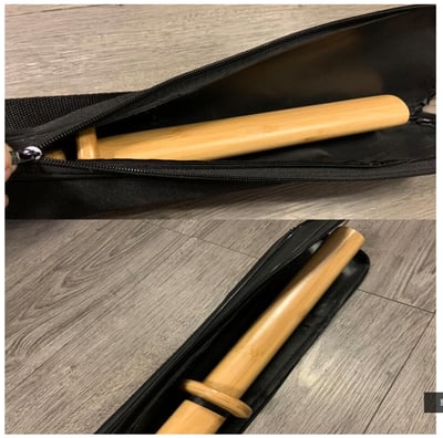 ~子甄彣璟~ 日本 劍道 合氣道 專用袋 竹劍袋 有肩背帶 竹刀袋 黑色 武術劍袋 練習竹劍用 木刀 劍袋 壹把裝6