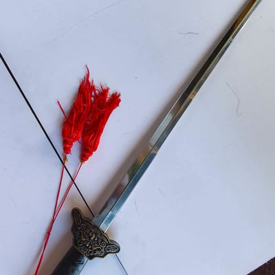 ~子甄彣璟~促銷價 晨練太極拳 不銹鋼伸縮劍 太極拳武術用品 太極劍 功夫劍 輕伸縮劍,武術劍,練功劍,晨練劍 未開刃6