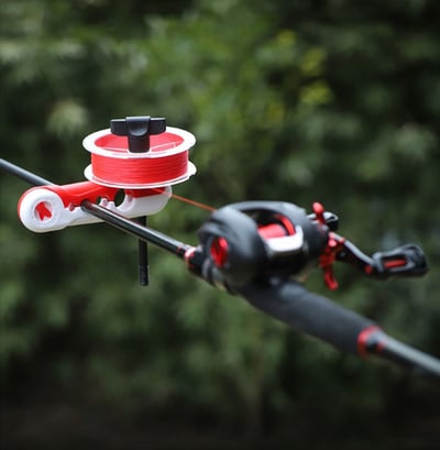 ~子甄彣璟~上線器 硅膠護竿升級款 紡車輪 魚線上線器 捲線器 退線機 路亞捲線器 繞線器 釣魚捲線器 纏線器9