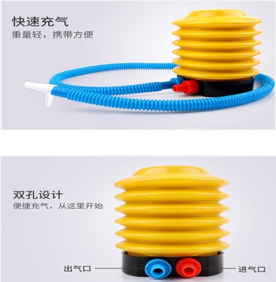 ~子甄彣璟~4寸腳踩式打氣筒 便捷式 打氣筒 瑜伽球 瑜珈球 充氣泵4