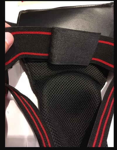 ~子甄彣璟~促銷品-散打護襠 男式護襠 女式護陰 散打內褲護具 跆拳道 空手道 拳擊 運動護具 安全防護2
