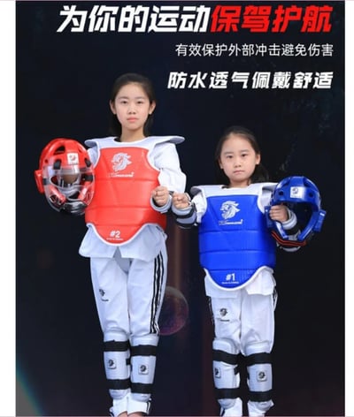 ~子甄彣璟~跆拳道護胸 競技護具 護胃 背心 散打 拳擊 護甲 格鬥練習 運動防具 泰拳 散打 拳擊 搏擊訓練4