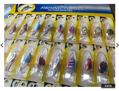 ~子甄彣璟~促銷瘋狂價-路亞魚餌30個只要350元-金屬魚餌漁具 鐵板 亮片 魚形 路亞餌 釣魚 假餌 魚餌 海釣 米諾4