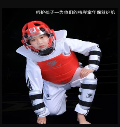 ~子甄彣璟~跆拳道 護檔 護陰 護具 安全防護 競技護具 散打 拳擊 格鬥練習 運動防具 泰拳 拳擊 護襠 搏擊訓練6