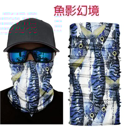 ~子甄彣璟~防風防塵 騎行面罩 百變無縫頭巾 魔術頭巾 運動頭巾 防曬 頭套 圍脖 口罩 面罩 抗UV 透氣 吸汗 排汗4