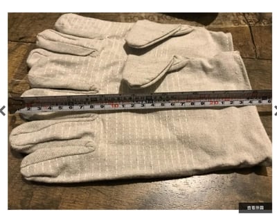 ~子甄彣璟~ 雙層全帆布手套 耐磨 工作手套 勞保手套 防護手套 24線加固 (1雙2只)5
