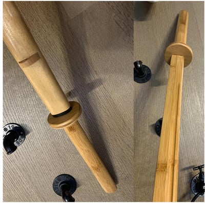 ~子甄彣璟~華武劍道具 竹壓居合木刀 高密度桂竹 拔刀術 日本劍道形用木刀 打刀型 合氣道 居合道 木劍 劍術1