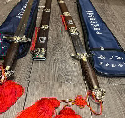 ~子甄彣璟~人-正品沈廣隆太極劍 比賽規格標準 晨練 練習劍 學習劍 劍道  武術劍 表演劍 太極拳武術用品 未開刃10