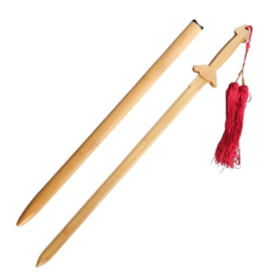 ~子甄彣璟~楠竹太極劍 安全不傷手練習劍 晨練劍 碳化竹劍 武術健身 輕量化設計 晨練必備 竹木劍 不開刃1