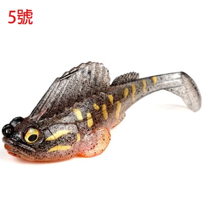 ~子甄彣璟~彈塗跳跳魚 3D仿真 路亞餌 T尾 假餌 誘餌 仿生餌 擬餌 軟餌 仿真餌 包鉛魚1