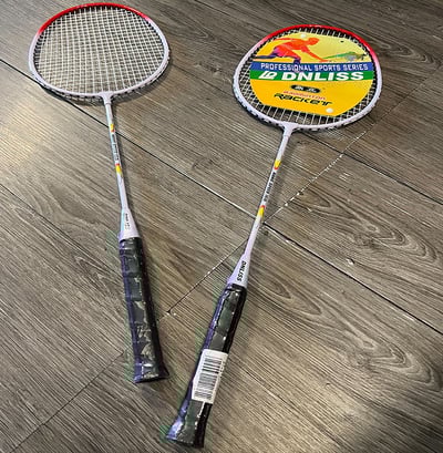 ~子甄彣璟~羽毛球拍 成人2支 耐打型 羽毛球 戶外運動 家庭休閑 學生 初級入門10