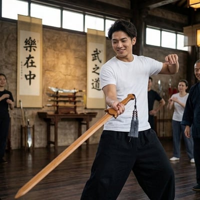 ~子甄彣璟~天然楠竹太極劍 手感極佳 久練不累 安全不傷手 晨練劍 碳化竹劍 武術健身 輕量化設計 晨練必備 不開刃6