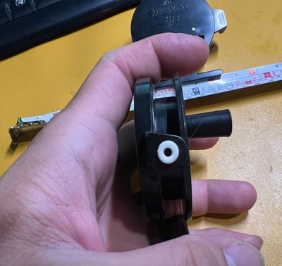 ~子甄彣璟~特價品 703#60 飛釣輪 冰釣輪 前打輪 中通輪 小車盤 膠車盤 塑料輪 捲線器 魚輪3