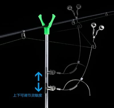 ~子甄彣璟~鈴噹警報器 不鏽鋼 釣魚報警器 雙響鈴鐺 鈴噹警報器 魚訊警報器 鈴噹 海釣警報器5