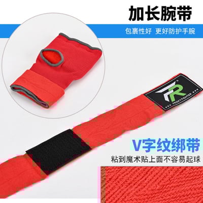 ~子甄彣璟~FRISKY 懶人快速纏手帶 凝膠手套 半指拳套 護手布 拳鋒 護拳鋒 拳擊 護手套 格鬥 散打 泰拳 護具 搏擊 拳鋒套 9