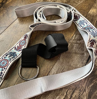 ~子甄彣璟~瑜珈輔助帶 瑜伽帶 伸展帶 拉力帶 拉筋帶 輔助繩 瑜珈繩 瑜珈帶 運動健身 動作帶 高難度輔助神器14