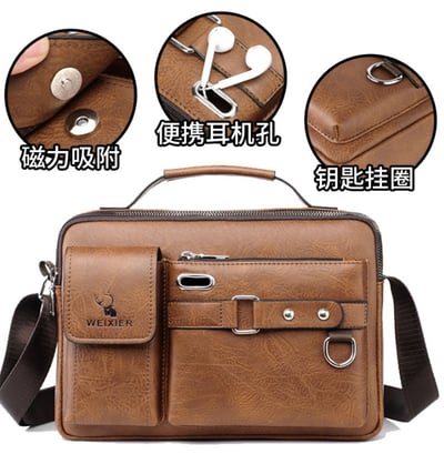 ~子甄彣璟~側背包D234  斜挎包 多功能大容量 斜背包 胸包 旅行包 防潑水 背包 錢包 單肩包 側肩包8