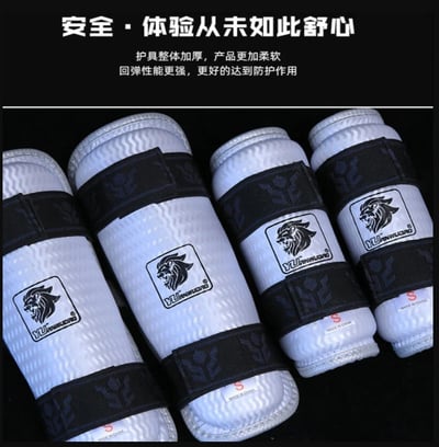 ~子甄彣璟~跆拳道護臂 護腿 競技護具 腿套 手套 護肘 散打 拳擊 格鬥練習 運動防具 泰拳 拳擊 搏擊訓練3