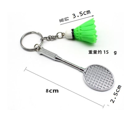 ~子甄彣璟~羽毛球鑰匙圈 鑰匙扣 吊飾 羽球吊飾 紀念品 運動 羽毛球鑰匙扣 飾品 鑰匙掛件 生日禮物3