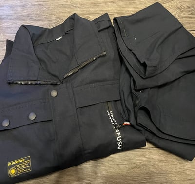 ~子甄彣璟~純棉帆布工作服 上衣+褲子 防燙 防火花 耐磨 電焊 汽修 工作褲 工作衣 勞保服 夾克 外套8