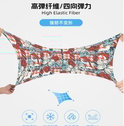 ~子甄彣璟~冰絲頭巾 冷感 透氣 防曬 魔術頭巾 防風防塵 騎行面罩 運動頭巾 頭套 圍脖 口罩 面罩 抗UV 透氣 吸汗 排汗11