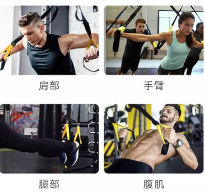 ~子甄彣璟~TRX P3-4 懸掛式 訓練帶 拉力繩 健身 懸掛式訓練繩 拉力器 瑜珈繩 阻力繩 瑜珈伸展 重量訓練3