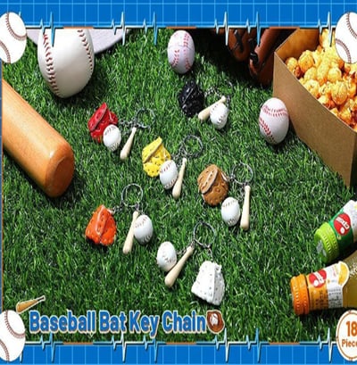 ~子甄彣璟~棒球鑰匙圈 鑰匙扣 吊飾 球棒吊飾 紀念品 運動 球套鑰匙扣 飾品 鑰匙掛件 生日禮物9