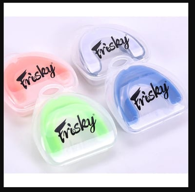 ~子甄彣璟~FRISKY 護齒 拳擊 散打 搏擊 EVA 籃球 無毒安全可食性矽膠 空手道 跆拳道 運動 牙套 單雙層4