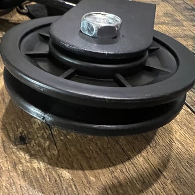 ~子甄彣璟~自制健身器材 健身房 改裝 配件 DIY 家用高位下拉飛鳥 器械滑輪 鋼絲繩 鈴片托5