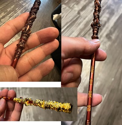 ~子甄彣璟~如意金箍棒 齊天大聖 孫悟空 金箍棒 模型 擺件 工藝品 生日禮物 交換禮物9