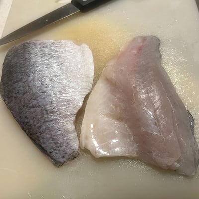 ~子甄彣璟~金目鱸魚 滿1500元 免運 帶皮鱸魚片 100-400g 去刺 鱸魚片 鱸魚 清肉 鱸魚排 高蛋白 脂肪低12