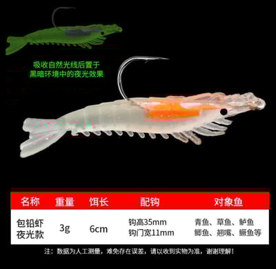 ~子甄彣璟~全水域通殺-6cm-3g 路亞餌 蝦 軟蝦 魚餌 蝦子 海釣 釣魚 仿生餌 路亞餌 假餌 誘餌 擬餌4