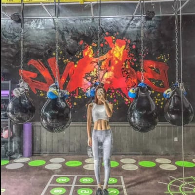 ~子甄彣璟~拳擊水球沙袋 加大型55*70cm 送不鏽鋼掛鏈+注水器 舒壓 泰拳 散打 擬真人打擊感 核心訓練6