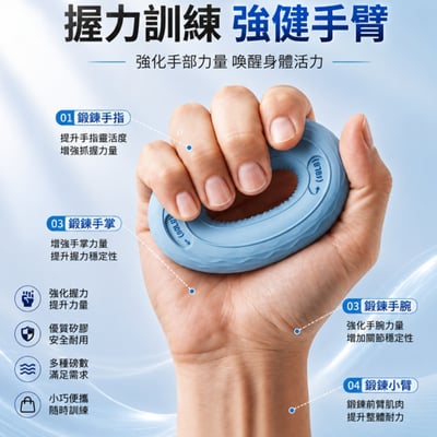 ~子甄彣璟~握力圈 握力器 握力環 握力訓練器 手指訓練 指力訓練 手部復健 康複 握力球 健身 腕力 臂力訓練 多磅數可選8