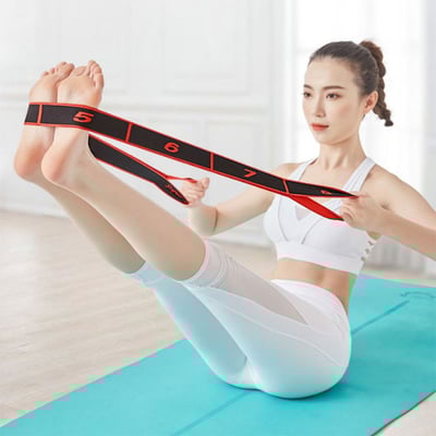 ~子甄彣璟~瑜珈輔助帶 瑜伽帶 伸展帶 拉力帶 拉筋帶 輔助繩 瑜珈繩 瑜珈帶 運動健身 動作帶 高難度輔助神器17