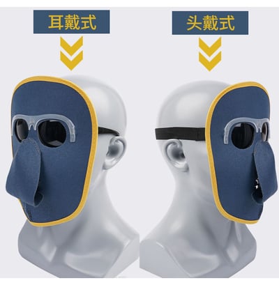 ~子甄彣璟~電焊面具 氬弧焊 電銲帽 電焊面罩 CO2 手電銲 氬銲 氬焊 勞保防護用品 焊工帽 電焊帽 防強光1