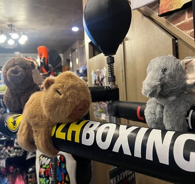 ~子甄彣璟~卡通創意啪啪圈 毛絨布偶 水豚君 大象 小熊 公仔 手環 手環啪啪圈 玩偶 趴趴抱手腕1