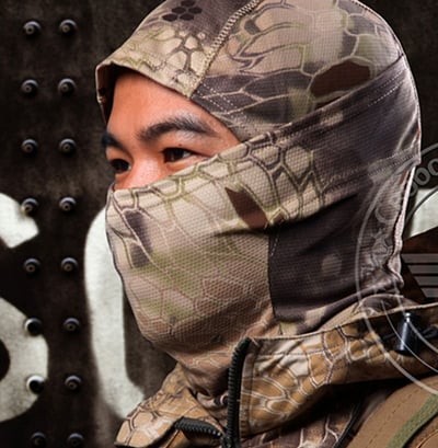 ~子甄彣璟~戰術頭套 響尾蛇蟒紋面罩 迷彩面罩 忍者頭套 CS頭套 野戰 叢林戰 自行車 腳踏車 機車防曬 防風 防寒8
