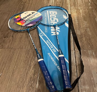 ~子甄彣璟~羽毛球拍 成人2支1袋 耐打型 羽毛球 戶外運動 家庭休閑 學生 初級入門5