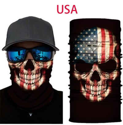 ~子甄彣璟~防風防塵 騎行面罩 百變無縫頭巾 魔術頭巾 運動頭巾 防曬 頭套 圍脖 口罩 面罩 抗UV 透氣 吸汗 排汗7