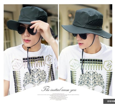 ~子甄彣璟~FR漁夫帽 釣魚帽 帽子 圓頂 地主帽 水兵帽 大檐帽 流氓帽 遮陽帽 嘻哈帽 工作帽 漁夫帽 沙灘帽8