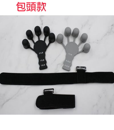 ~子甄彣璟~新款硅膠 5指手指訓練器 手腕拉力器 手指訓練器 握力器 訓練輔助握力 運動健身器材5