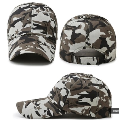 ~子甄彣璟~迷彩 棒球帽 釣魚帽 帽子 圓頂 軍帽 鴨舌帽 大檐帽 流氓帽 遮陽帽 嘻哈帽 工作帽 沙灘帽 登山帽6