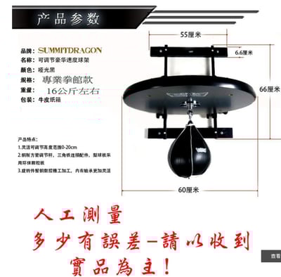 ~子甄彣璟~SUMMITDRAGO 拳館款 專業拳擊速度球架-拳擊速度球 懸掛拳擊球 發洩球 反應球 反彈球 沙包 散打2